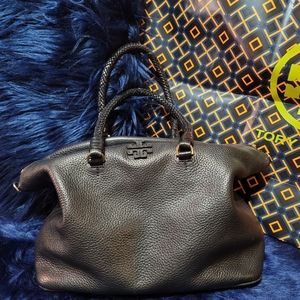 Tory Burch Pebble Leather Handbag